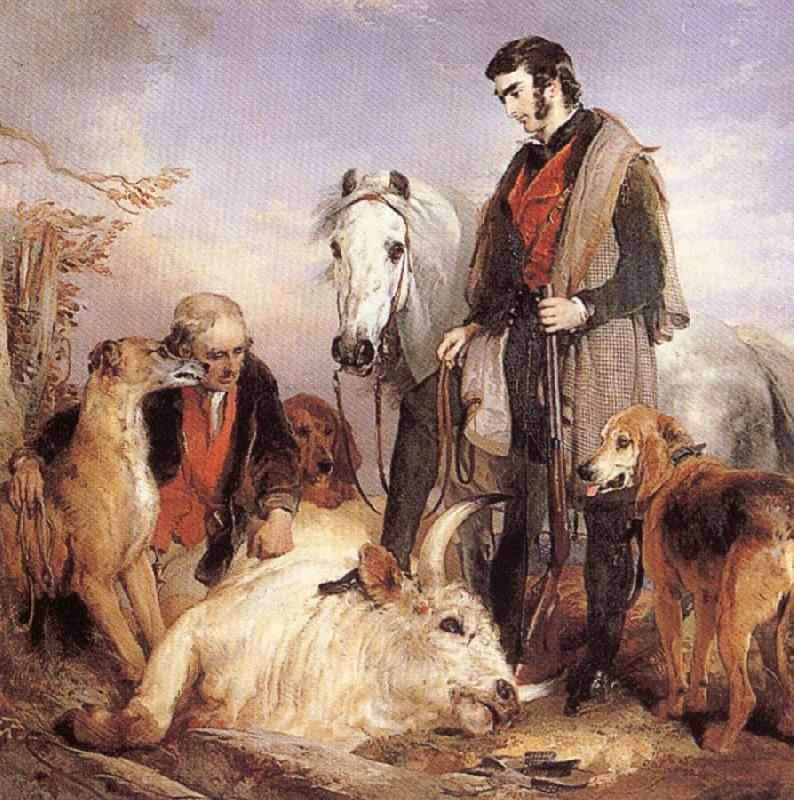 Sir Edwin Landseer Death of the Wild Bull oil painting picture